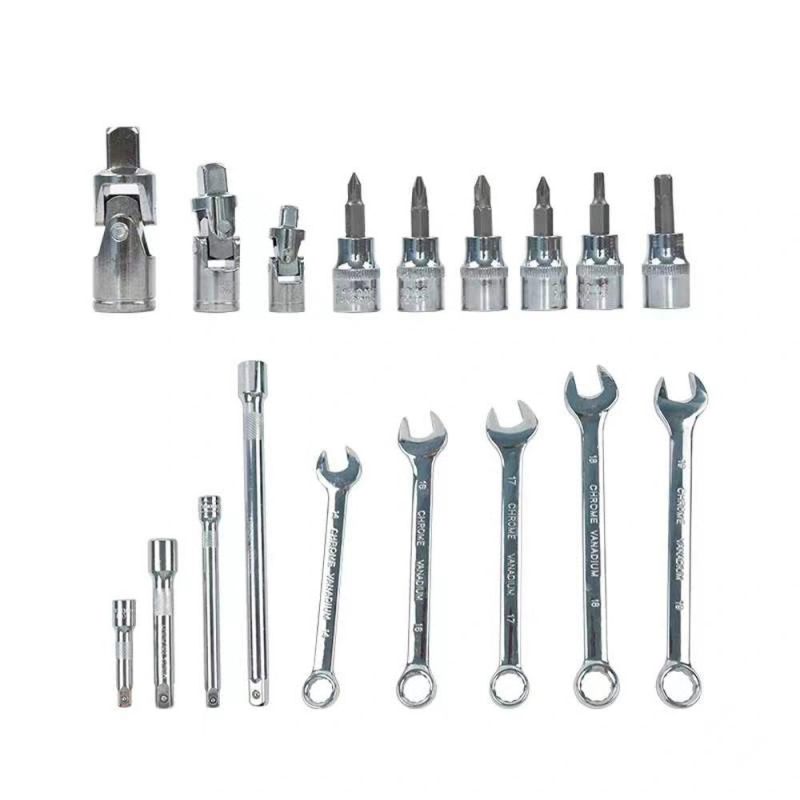 Car Repair 150 PCS Ratchet Wrench Tools Box S2 Screwdriver Bits Socket Wrench Hand Tool Set Case Kit