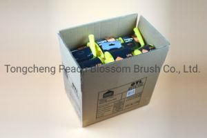 Yellow Polyester Fiber Roller Yellow Plastic Handle Paint Roller Brush