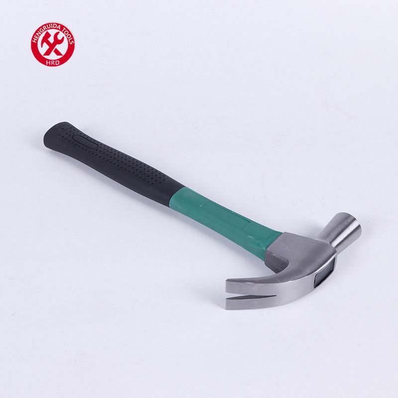 Claw Hammer with Half Plastic Handle
