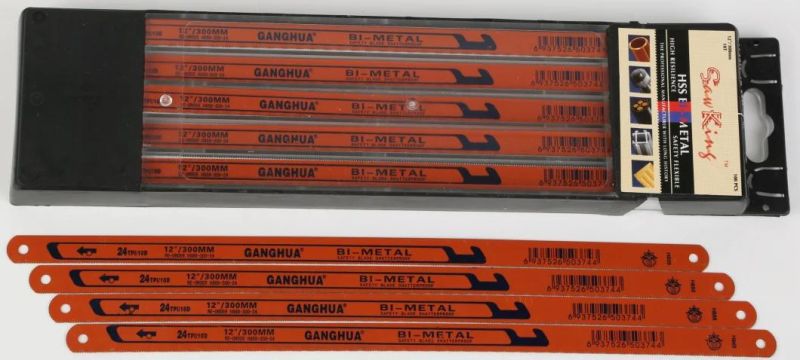 12" 300mm Metal Hacksaw Blade HSS Bimetal Hacksaw Blade Flexible Hacksaw Blade