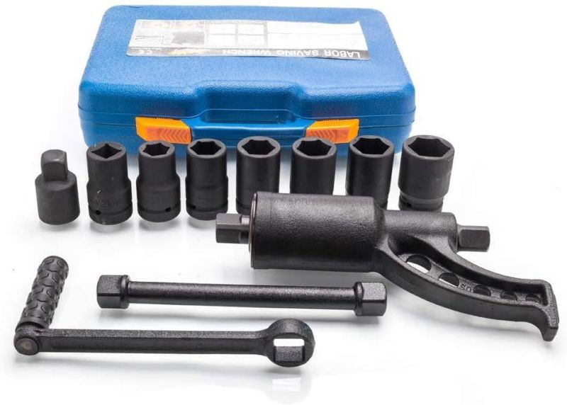Professional Torque Multiplier Kit Lug Nut Wrench Truck Tyre Repair Wrench (48160067)