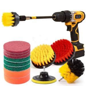 Yellow Color 14PCS Drill Brush Set