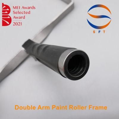Double Arm Paint Roller Frames with Threaded Plastic Handle