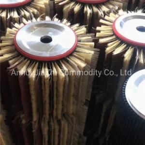 Sisal and Sanderpaper Wood Polishing Industrial Brush for Machine