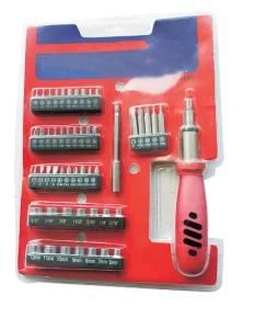 52PCS Bit Set of Screwdriver Bits Finished /Chrome Plated