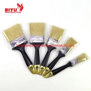 OEM Cheap Price Flat Oil Wall Brush Tapered Filament Paint Brush Wholesale Stock Made in China