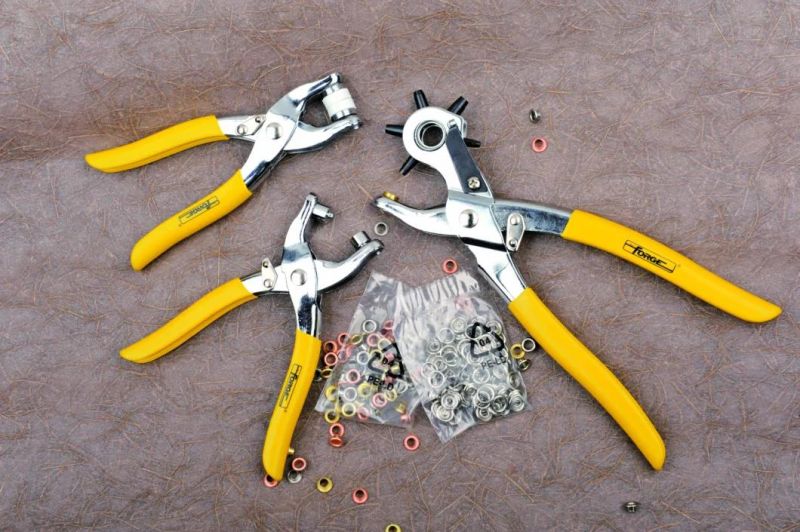 Hand Tools DIY OEM 3PCS Hole Punch&Grommet Tool Kit