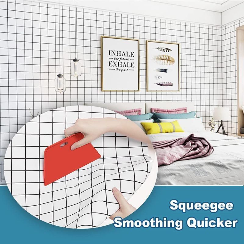 Wallpaper Smoothing Tool Kit for Adhesive Contact Paper Application Window Film Craft Vinyl