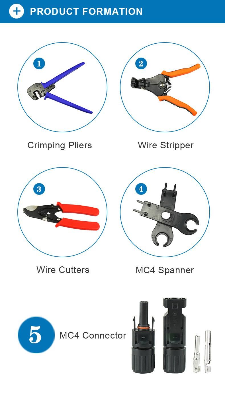 High Quality Cable Installation Toolkit C4K-D for H1z2z2-K PV Cable