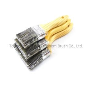 High Density Wooden Handle Natural Bristle Paint Brush