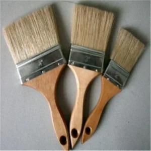 China 100% Pure Bristle Chip Brushes Paint Brush Wood Handle