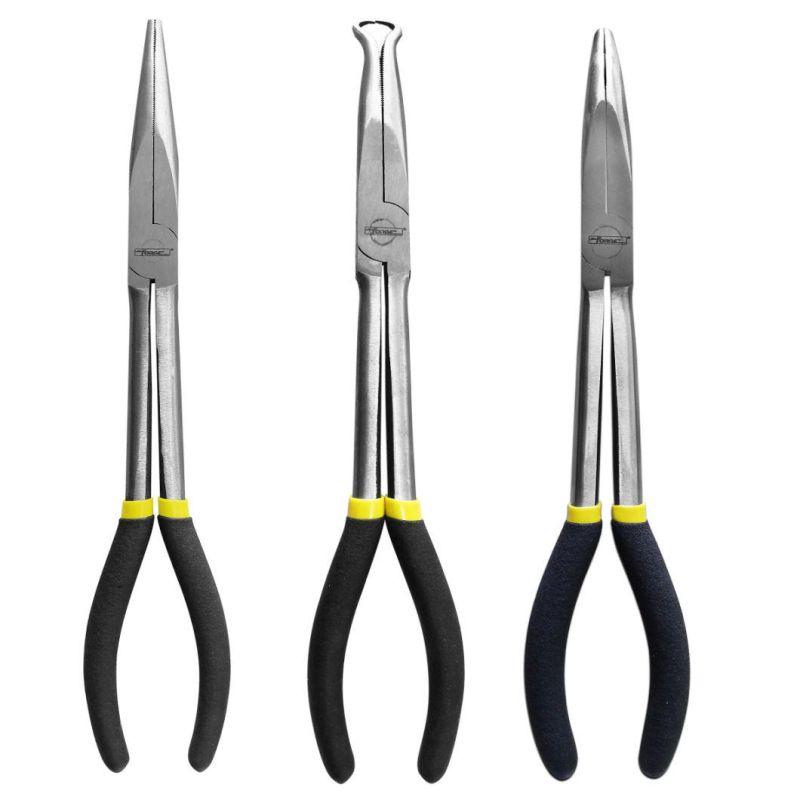 Hand Tools 3PCS Long Reach Pliers Set OEM