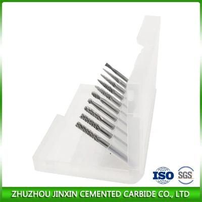 Single Cut Solid Carbide Rotary Burr Set for Metal Polishing