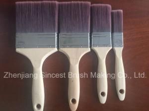 PBT Tapered Filament Paint Brush with Good Quality Wooden Handle