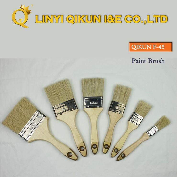F-43 Hardware Decorate Paint Hand Tools Wooden Handle Bristle Paint Roller Brush