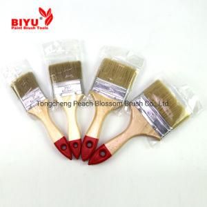 Birstles Filament Wall Painting Tool Wholesale Pig Hair Paint Brush Wooden Handle