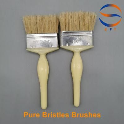 Customized Solvent Resistant White Bristle FRP Laminating Brushes Roller Brushes