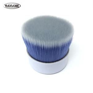 Blue Solid Synthetic Filament with Physically Polished Two-Color