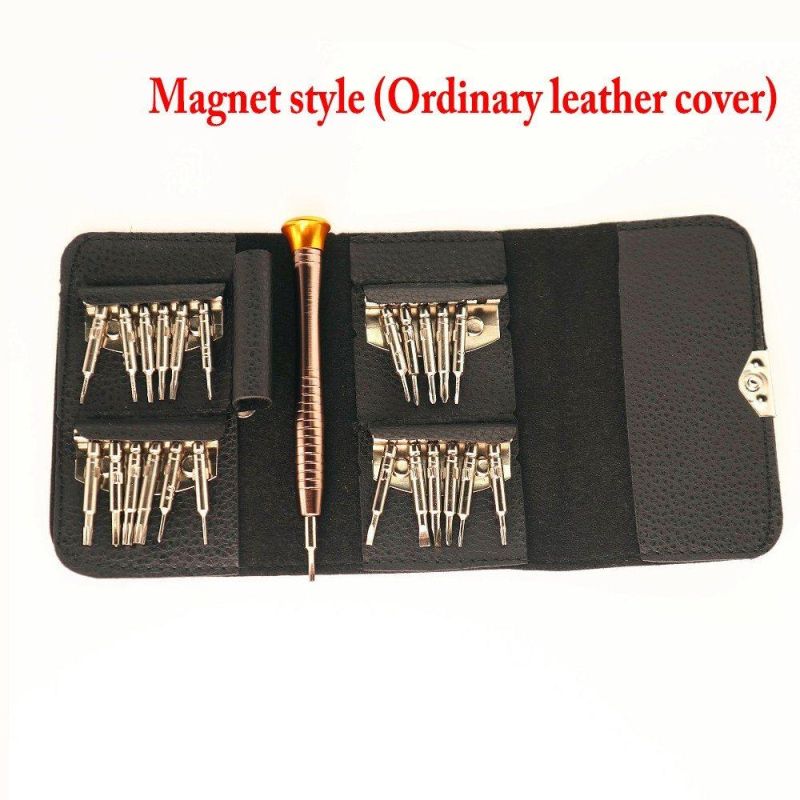 25 in One Precision Bit Combination Magnetic Multi-Functional Hand Toolbox Screw Driver Mechanic Tool Kit Box Set Professional Screwdriver