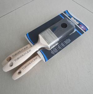 Wooden Handle Paint Brush Set with Black Bristle Material