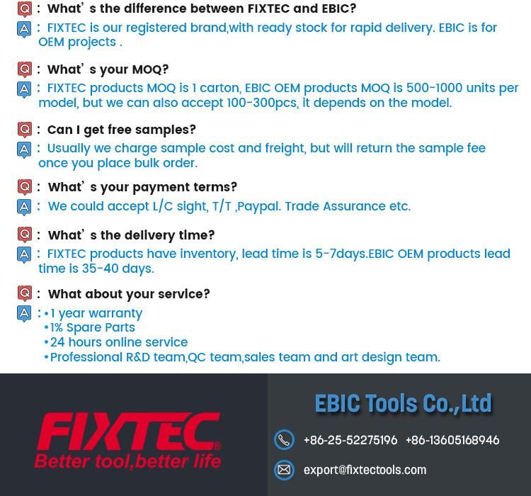 Fixtec High Quality 8PCS Handtools Set