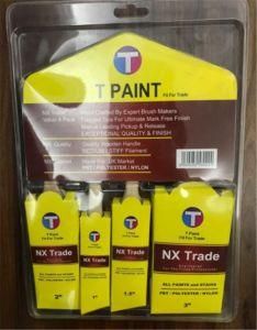 Paint Brushes Made for UK Market Medium Filament Wooden Handle