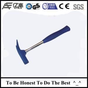 600g Carbon Steel Forging Roofing Hammer with Steel Handle