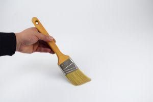 Bristle Brush Wire Yellow Wooden Handle Paint Brush