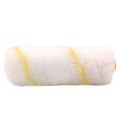 Paint Tools 4 Inch Woven Polyester Roller Sleeve Refill with Plastic Handle