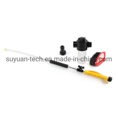 Household Detachable Highpressure Foam Pot Long Rodcar Wash Spray Brush