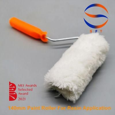 Customized 140mm Synthetic Roller Paint Roller Set for Resin Application