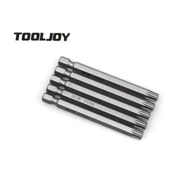 Multipurpose S2 Material Torx 50mm Impact Screwdriver Bit Set