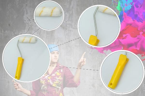 China Wholesale Decorative Wall Paint Brush Roller 4 Inch Mini Roller