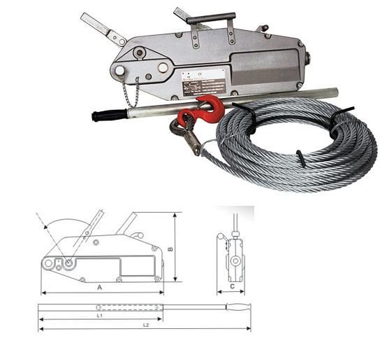 Cheap Prices Manual Cable Puller Wire Rope Lever Hoist Block