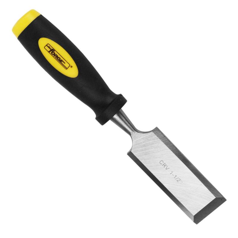 1-1/2" Woodworking Tools 40cr Steel Wood Chisel with Plastic Handle