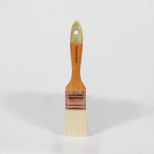Flat Brush Set, White Nylon, 3-Pack