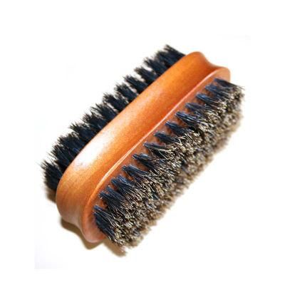 Wooden Handle Bristle Double Sided Shoe Brush