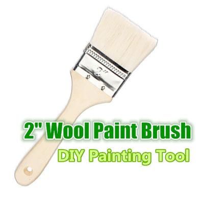 2 Inch Wooden Handle Wool Paint Brush