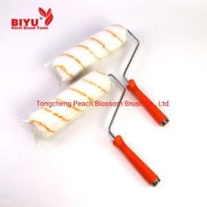 American Style Polyester with Yellow Stripes Refill Paint Acrylic Roller Brush for Wall Painting