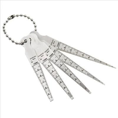 1-10mm Stainless Steel Triangle Wedge Taper Bore Feeler Gauge