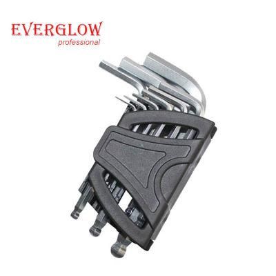High Quality 9PCS Short L-Type Arm Ball Point Hex Key Set