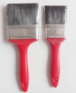 Paint Brush 2pk Natural Bristles and Synthetic Filaments Plastic Handle