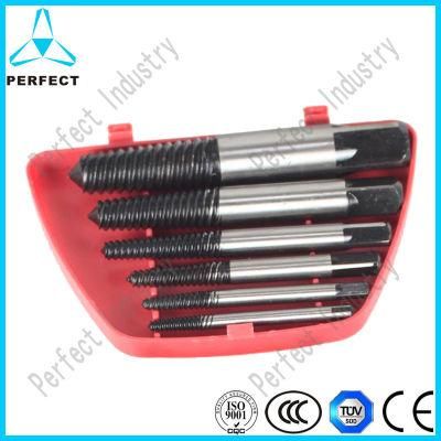 6PCS Broken Bolt and Damaged Screw Extractor Set