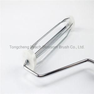 American Style 9&quot; Cage Plated Roller Frame with Plastic Handle