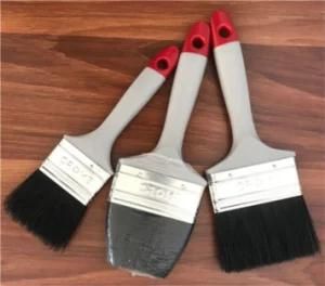 Paint Brushes Synthetic and Pure Bristle Mix Wood Handle 3pk
