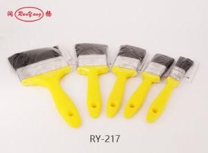 Paint Brush with Filament and Plastic Handle for Painting and Cleaning