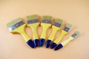 The Latest Version of 2020 Factory Wholesale Hot Sale Cheap High Quality Bristle Paintbrush with Blue Tail and Yellow Handle
