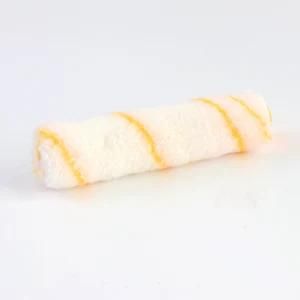 Long Polyester Fiber White and Orange Stripes Roller