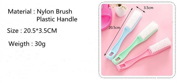 Multi-Functional Long Handle Plastic Soft Nylon Shoes Cleaning Brush