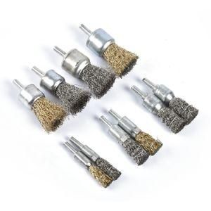 Copper Wire Brush with Iron Handle